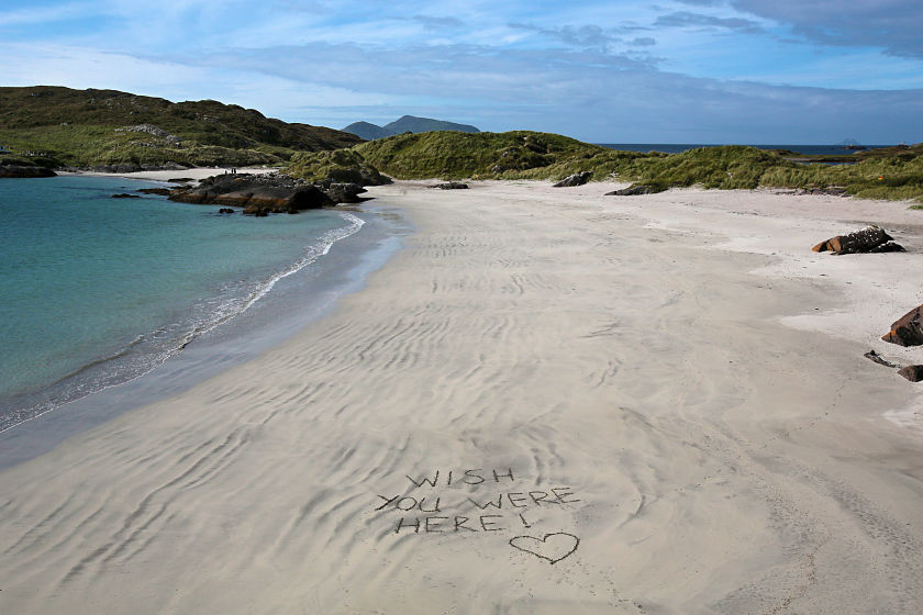 Derrynane Beach - Co. Kerry - bird's eye view