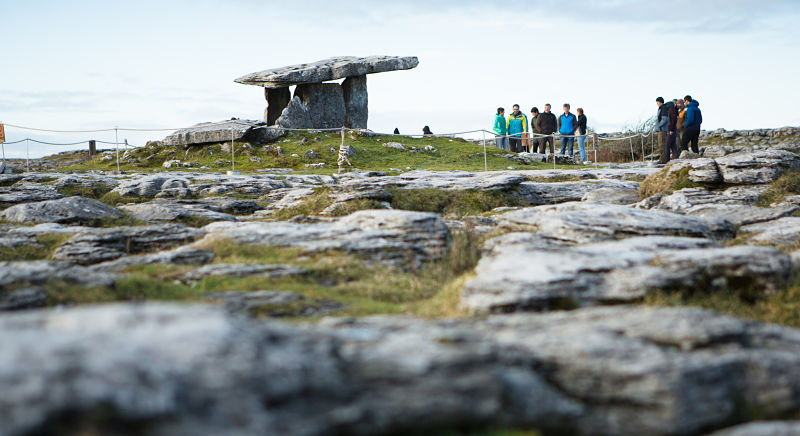 Burren National Park hiking - avoid tourism crowds in Ireland