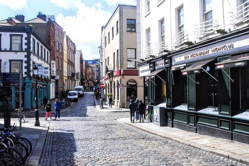 Dublin streets Temple Bar