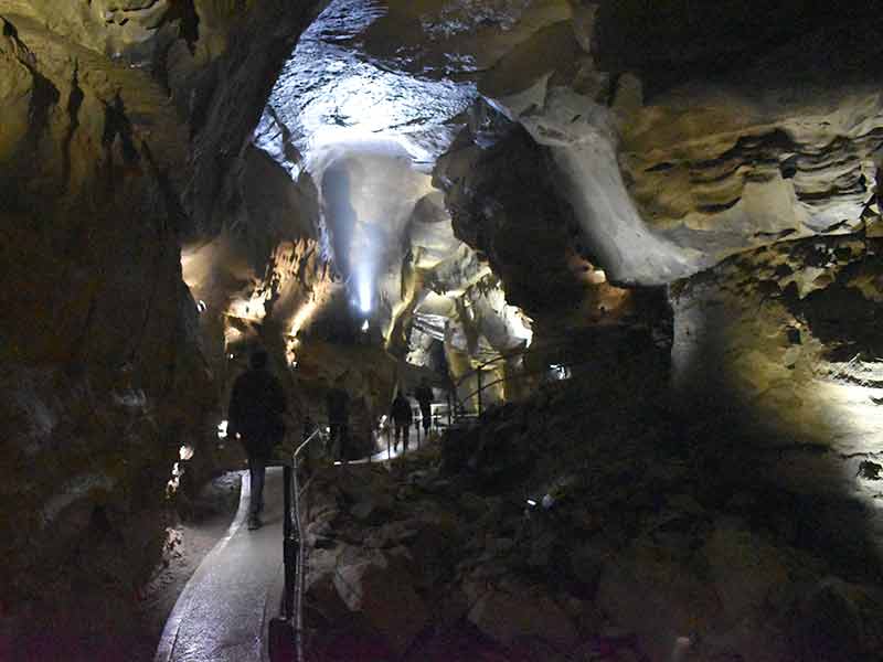 Underground caverns at Ailwee Caves in the Burren