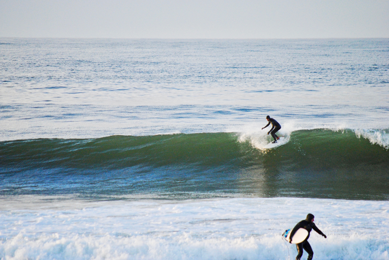 Surfing waves