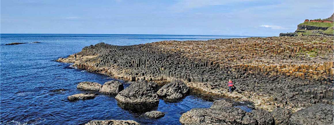 Blue skies at the Giant's Causeway 