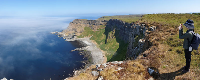 Atop Rathlin Island