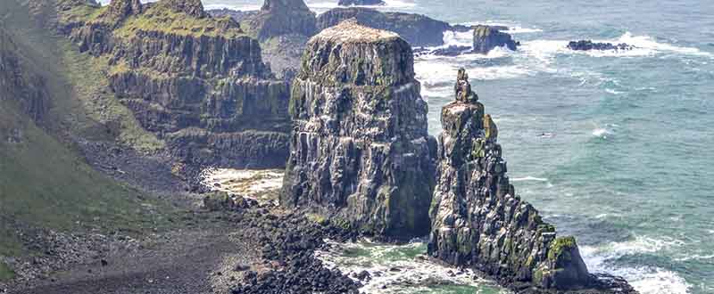 Sea stacks on Rathlin Island