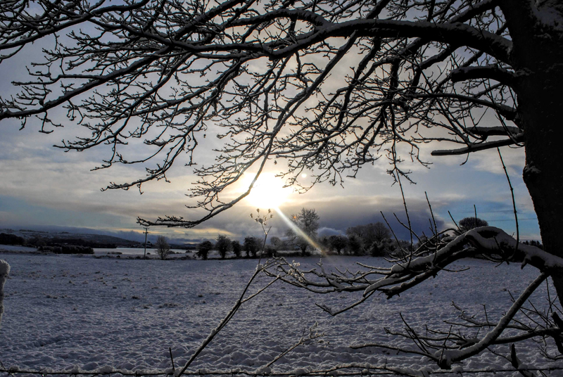 Snow hiking Ireland